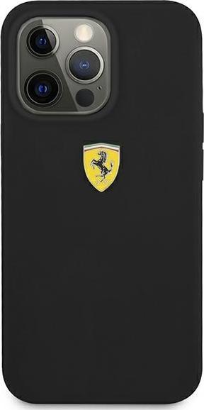 Produktbild Ferrari FESSIHCP13LBK iPhone 13 Pro / 13 6,1" czarny/black hardcase Silicone (Apple iPhone 13 Pro, Apple iPhone 13)