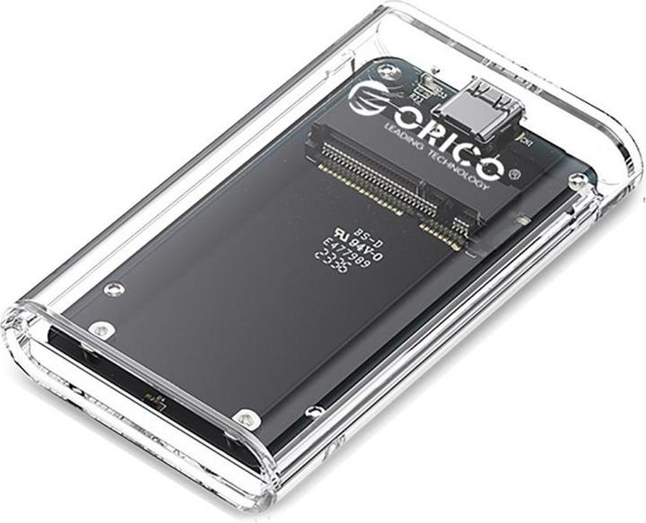 Orico Other Computer Accessory TC10-MS MSATA USB-C 3.2 5Gb/s Disk Cartridge - Transparent (mSATA)