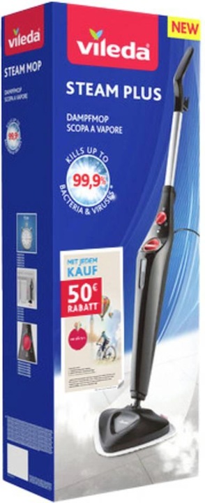 Actual product image Vileda Steam plus steam cleaner