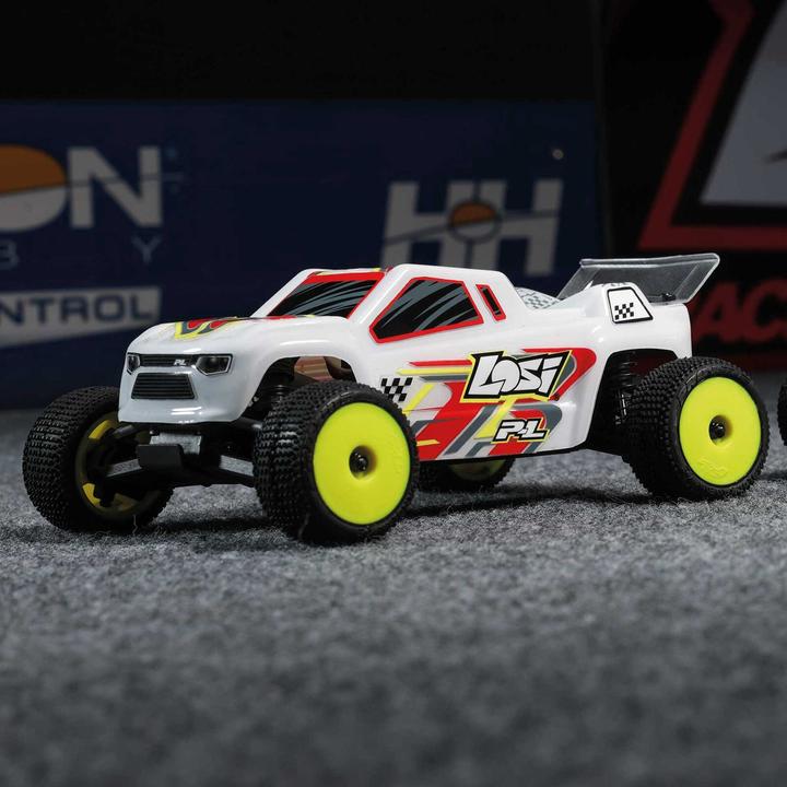 Actual product image Losi Micro-T 2S 1/28 2WD RTR Stadium Truck (Akku & Ladegerät enthalten), Weiss (RTR Ready-to-Run)