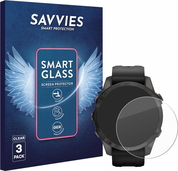 Protezione Orologio Full Coverage Savvies Pellicola Vetro Temperato Per Huami Amazfit Balance (3 Pezzi) Protezione, Schermo Protettivo, Glass Durezza 9H Pellicola Protettiva Amazfit Balance