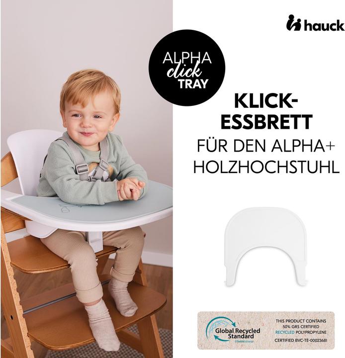 Produktbild Hauck Alpha Click Tray White