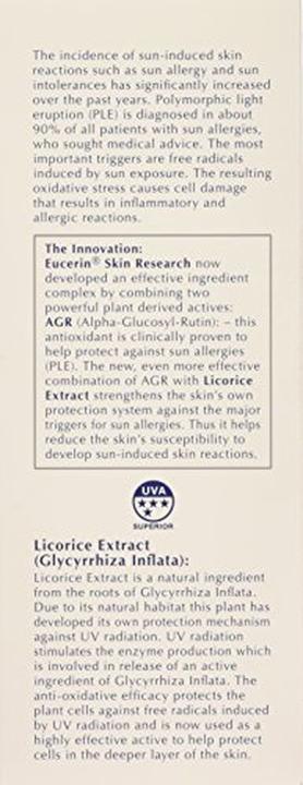 Actual product image Eucerin Sun Allergy Protect Sun Cream Gel (Sun gel, SPF 50, 150 ml)