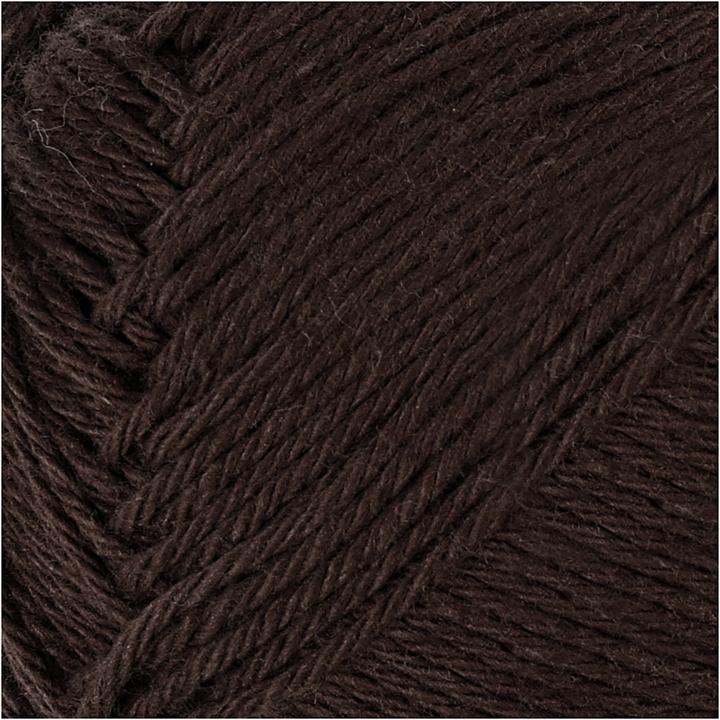 Actual product image Creativ Company Katoengaren, Donkerbruin, 50gr, 170m (170 m)