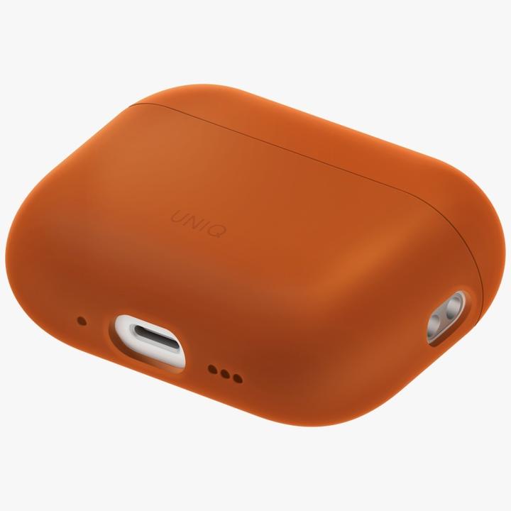 Actual product image Uniq Case Lino for AirPods Pro 3 gen Silicone orange (Headphone sleeve)