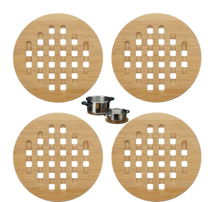 Produktbild Relaxdays Untersetzer Set (4x, Glasuntersetzer)