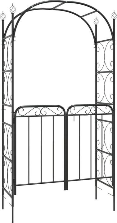 vidaXL Gartenbogen mit Tor (108 cm, 45 cm)