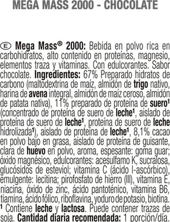 Produktbild Weider Mega Mass 2000 (1500 g, Schokolade)