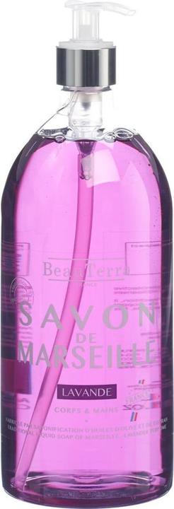 Actual product image BeauTerra Liquid soap Marseille Lavender (Liquid soap, 1000 ml)