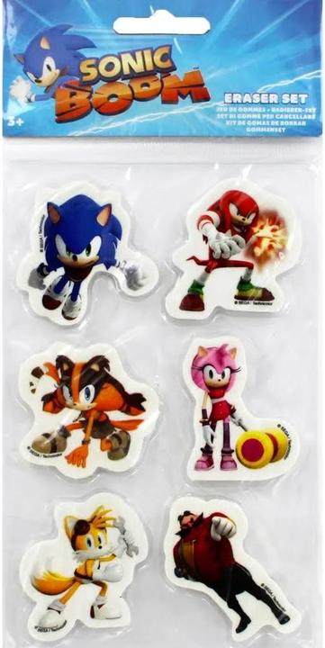 Produktbild Sonic Boom Radiergummi Set 6erPack