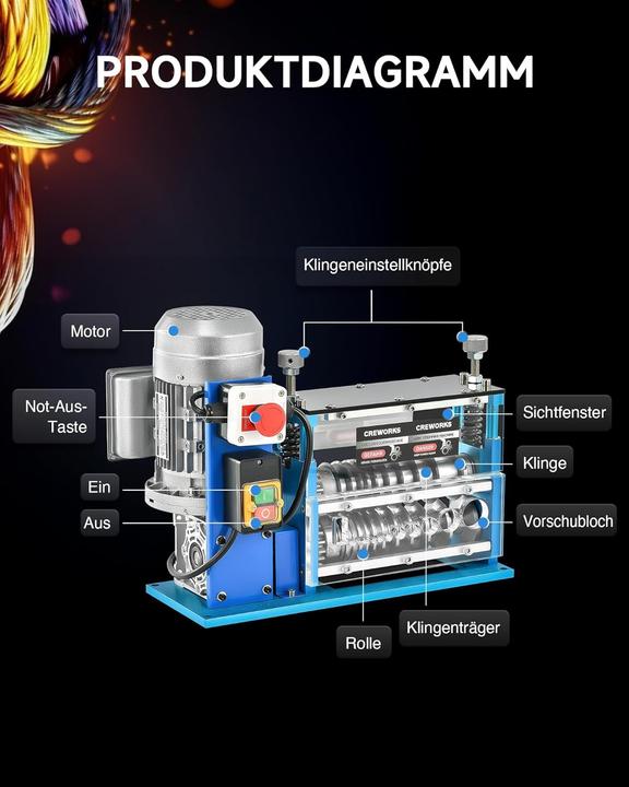 Image du produit Creworks Kabelabisoliermaschine