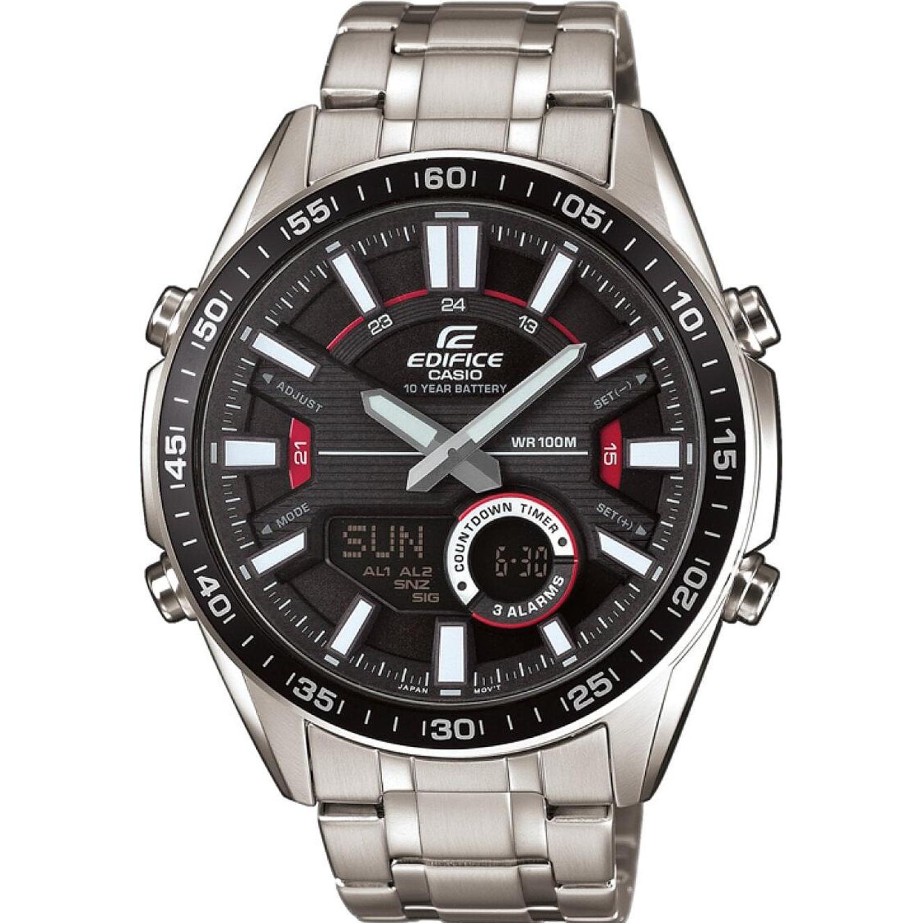 Casio, Orologio da polso, EFV-C10, Argento, (Orologio da polso analogico, 46.60 mm)