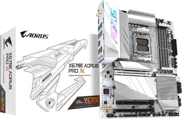 Produktbild Gigabyte X670E AORUS PRO X (AM5, AMD X670E, ATX)
