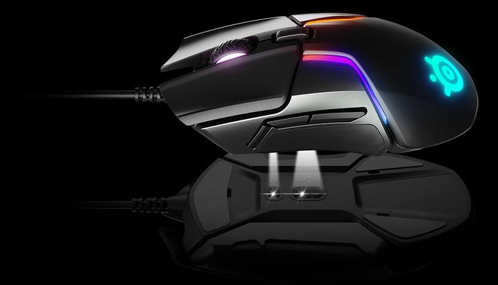Immagine prodotto SteelSeries Rival 600 RGB 12000 CPI TrueMove3+ Doppio Mouse Ottico da Gioco 62446 (Cablato)