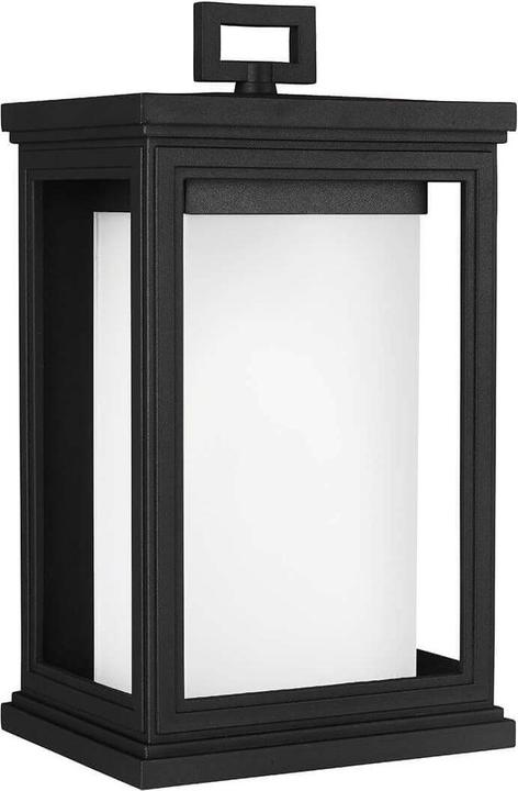 Actual product image Elstead Lighting Roscoe outdoor wall light E27 34cm textured black IP44 anti-seawater (E27, IP44)