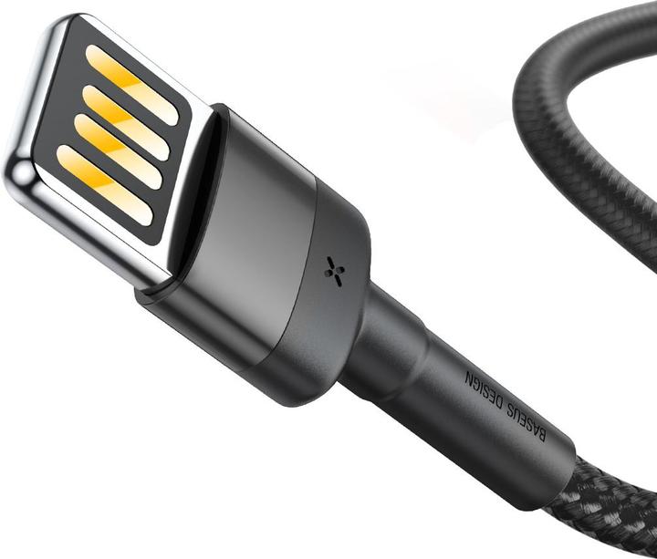 Produktbild Baseus Cafule Cablespecial editionUSB For iP 1.5A 2M Grey+Black (2 m)
