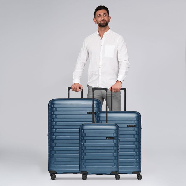 Produktbild Pactastic Collection 04 THE THREE SET + 4 Rollen Kofferset 3-teilig mit Dehnfalte (216 l)