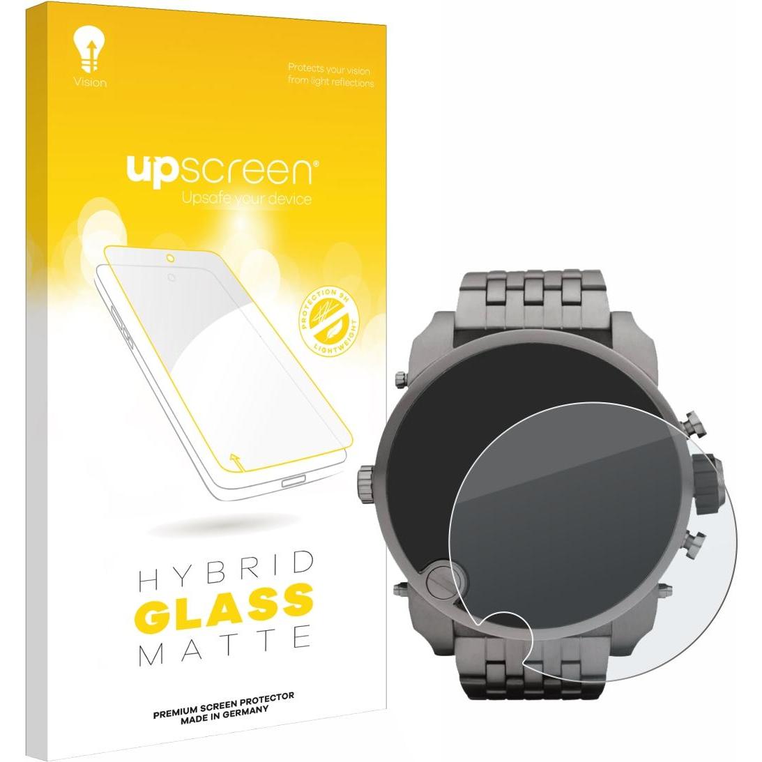 upscreen Schutzglas Schutzfolie Displayschutz Display Schutz Glas Folie matt, Smartwatch Schutzfolie, Grau