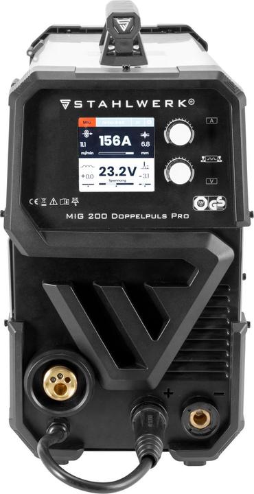Produktbild Stahlwerk Schweissgerät MIG MAG 200 Doppelpuls Pro Vollausstattung vollsynergisch