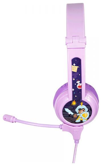 Produktbild Buddyphones On Ear Multimedia Headphones for Kids with Microphone in Purple BP-GALAXY-PURPLE