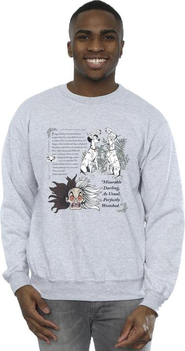 Immagine prodotto Disney 101 Dalmatians Miserable Darling Felpa Uomo (XL)
