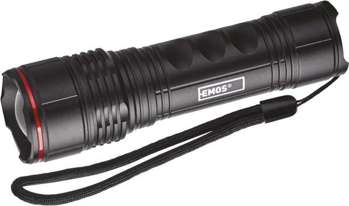Emos Torcia LED in metallo, 330 lm, 3× AAA, FOKUS (12.80 cm, 330 lm)