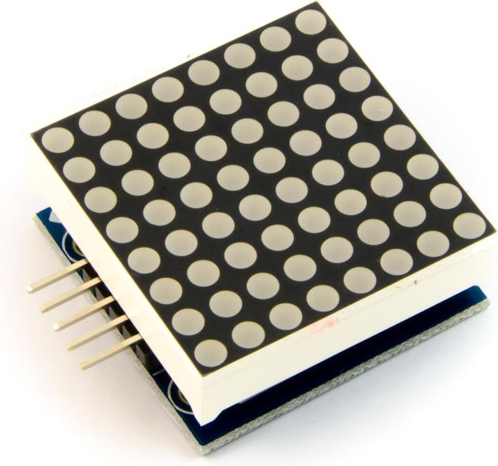 Actual product image Purecrea 8x8 LED Dot Matrix Red with MAX7219 SMD