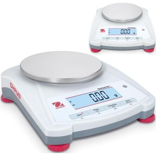 Ohaus Tragbare Waage Navigator NV622 EU, Küchenwaage, Weiss