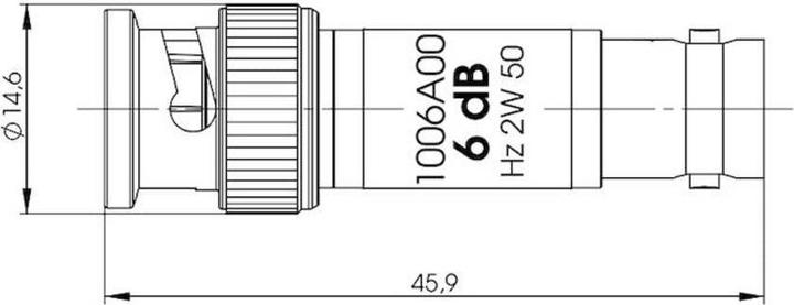 Produktbild Telegärtner Dämpfungsglied J01006A0023 1 S