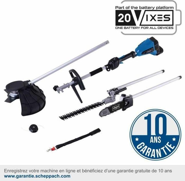 Actual product image Scheppach BC-MFH400-X (Rechargeable battery operated)