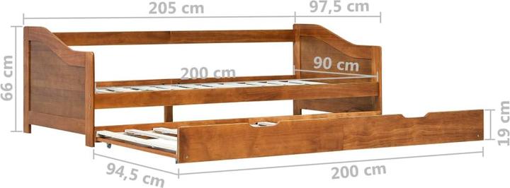 Image du produit vidaXL Schlafsofa-Gestell (90 x 200 cm)