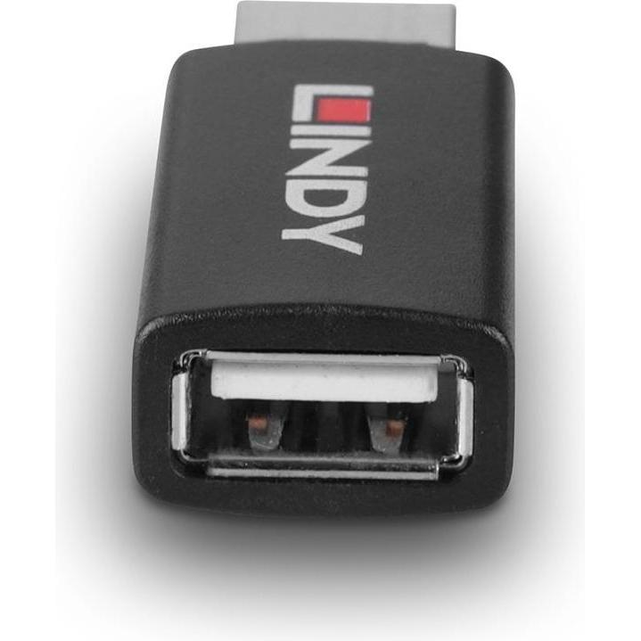 Thumbnail - Lindy USB 2.0 Typ A an A Datenblocker mit Battery Charging 1.2 USB Typ A Stecker an A Kupplung (0.01 m, USB 2.0), USB Ka...