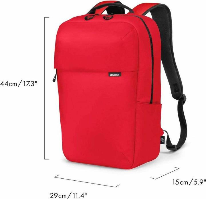 Immagine prodotto Dicota Zaino COMMUTER 13-16 ROSSO (16 l)
