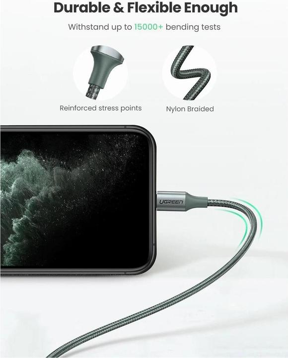 Produktbild Ugreen Lightning – USB C (2 m, USB 2.0)