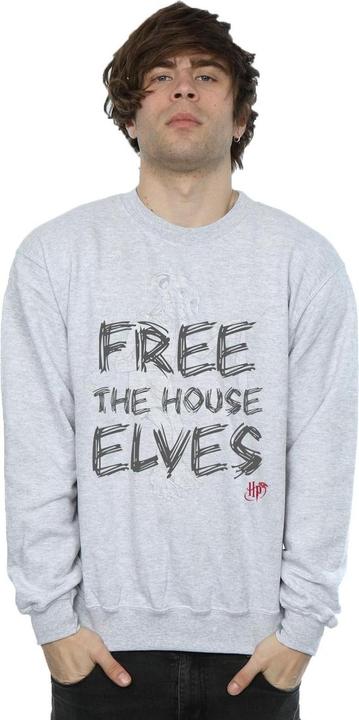 Actual product image Mens Dobby Free The House Elves Sweatshirt (XXL)