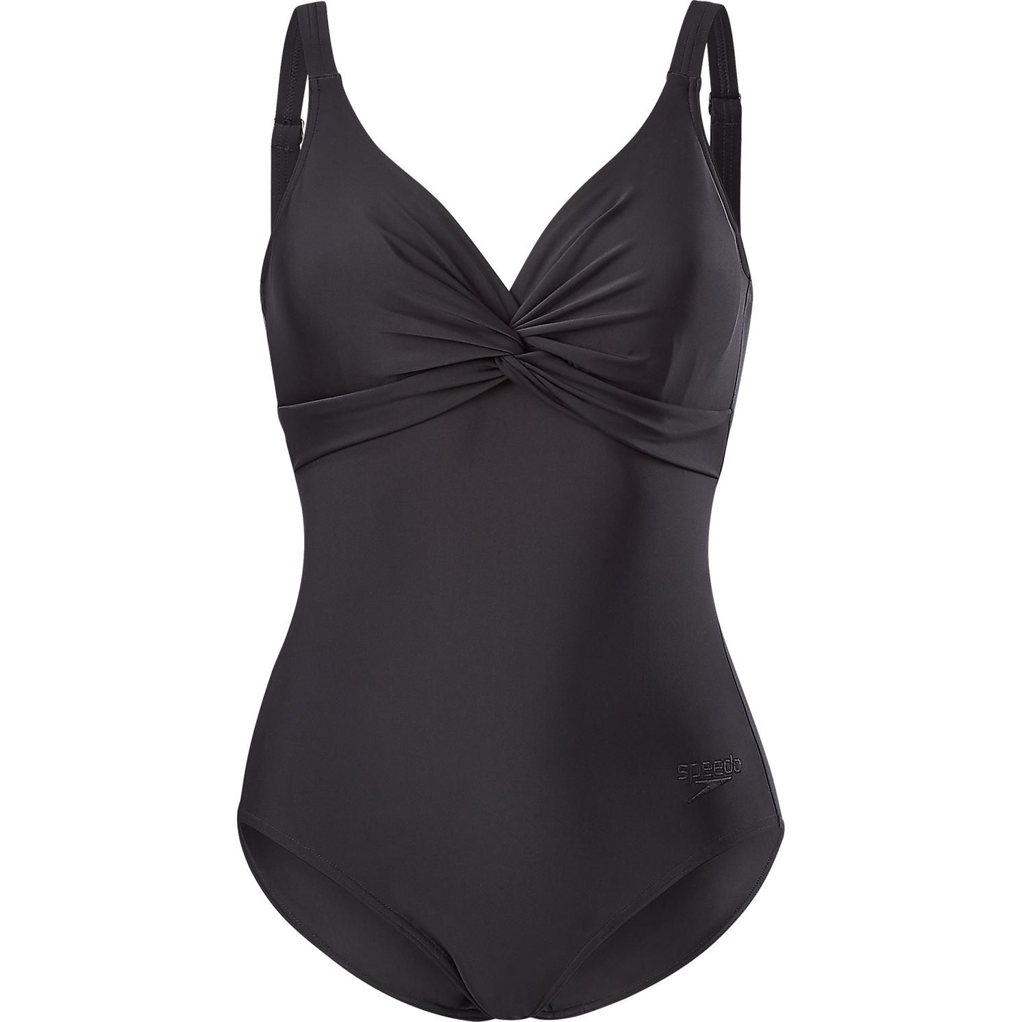 Speedo, Damen, Badeanzug, Brigitte, Schwarz, (W32/L36)