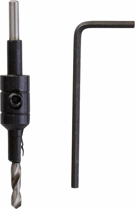 Image du produit wolfcraft 1 foret d'amorçage avec fraise à lamer ø3,5-9,5mm (3,5 mm, 5 mm)