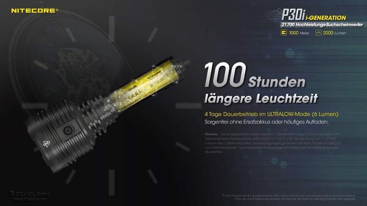 Image du produit Nitecore P30i (11.75 cm, 2000 lm)