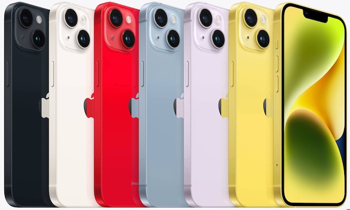 Actual product image Apple iPhone 14 Plus (128 GB, Starlight, 6.70", SIM + eSIM, 12 Mpx, 5G)
