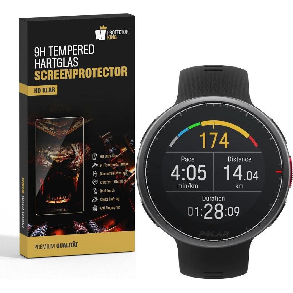 Thumbnail - Protectorking 2x echtes Tempered 9H Panzerhartglas 3D KLAR, Smartwatch Schutzfolie, Transparent