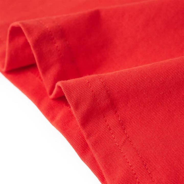 Immagine prodotto vidaXL Maglietta da bambino rosso 104,Materiale: 100 % cotone,Colore (104)
