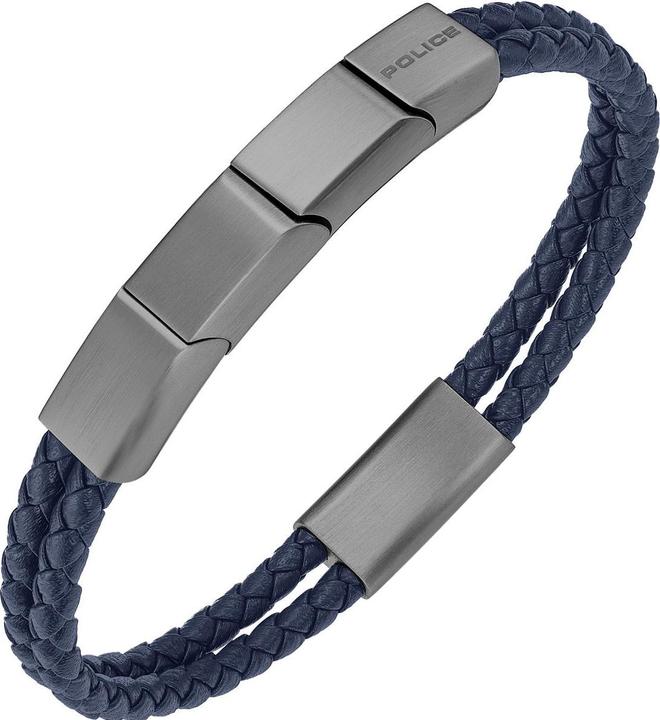 Produktbild Police Parallel Armband (19 cm, Edelstahl, Leder)