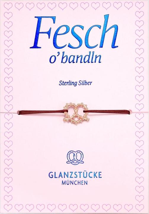 Produktbild Glanzstücke München Damen Armband Herz-Breze - 36388 (22 cm, Sterling Silber)