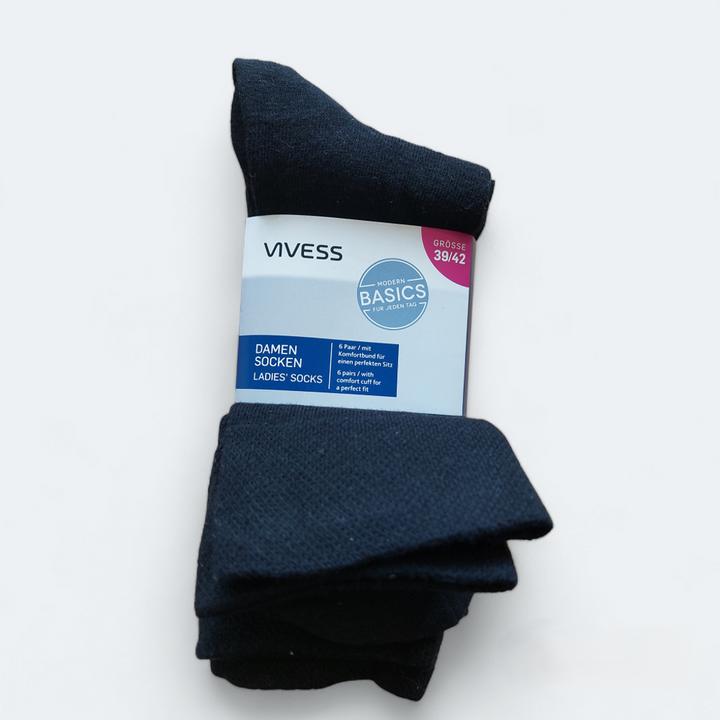 Produktbild Vivess Damen Socken mit Komfortbund 6er Pack (6er Pack, 39, 42)