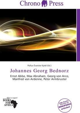 Produktbild Johannes Georg Bednorz (Englisch, 2011)