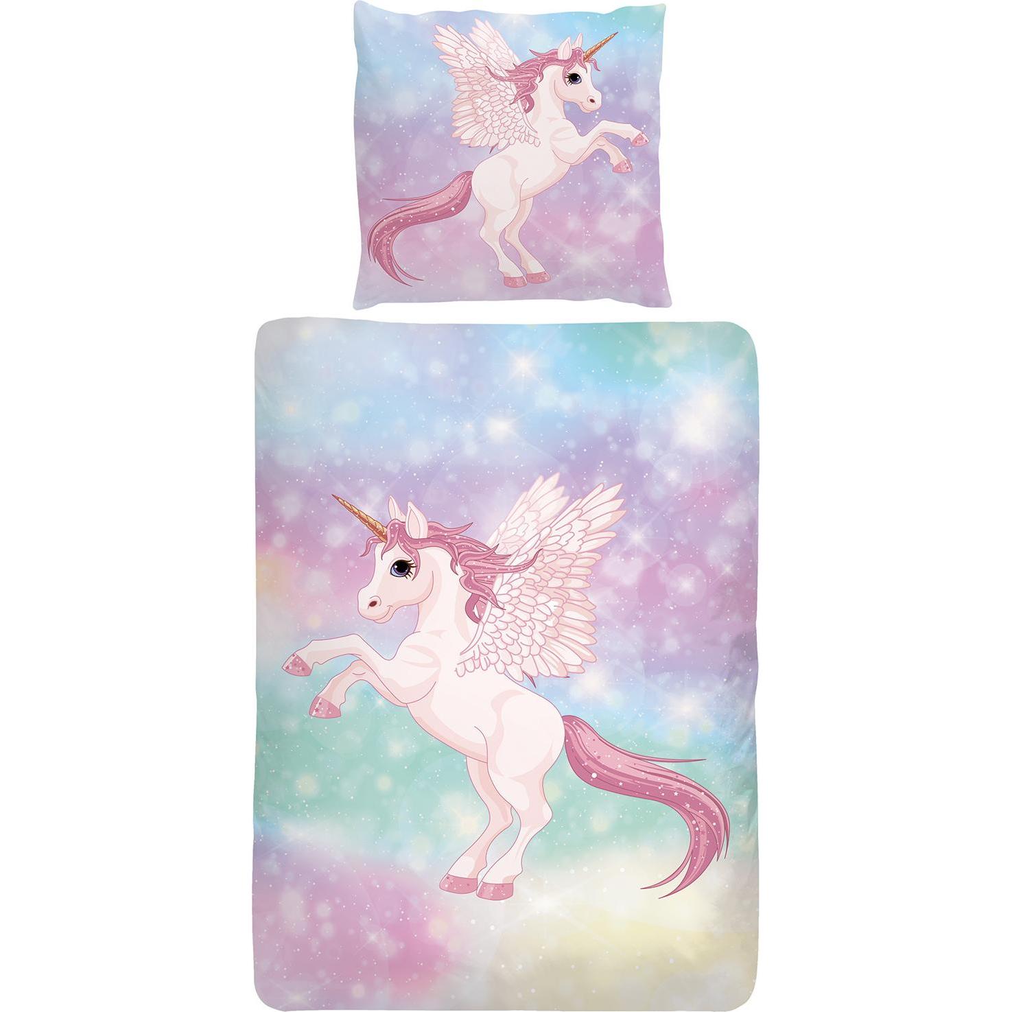 Traumschlaf, Kinderbettwäsche, Bettwäsche Einhorn