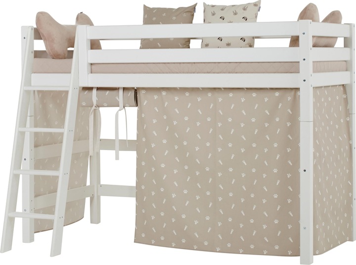 Produktbild Hoppekids Vorhang PETS in Silver Cloud für Mittelhochbett 90x200cm