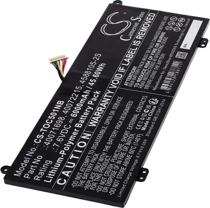 Actual product image AGI Battery compatible with Dynabook PRO C50-J-12E (6000 mAh)
