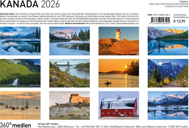 Image du produit CanadaCalendrier en brochure2026 (A4)