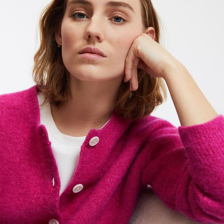 Actual product image La Redoute Collections Cardigan mit rundem Ausschnitt (S)
